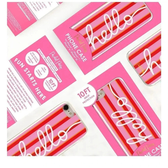 PACKED PARTY BARBIE THEME “HELLO” IPHONE CASE MULTIPLE SIZES 10ft DROP protect - Picture 2 of 16